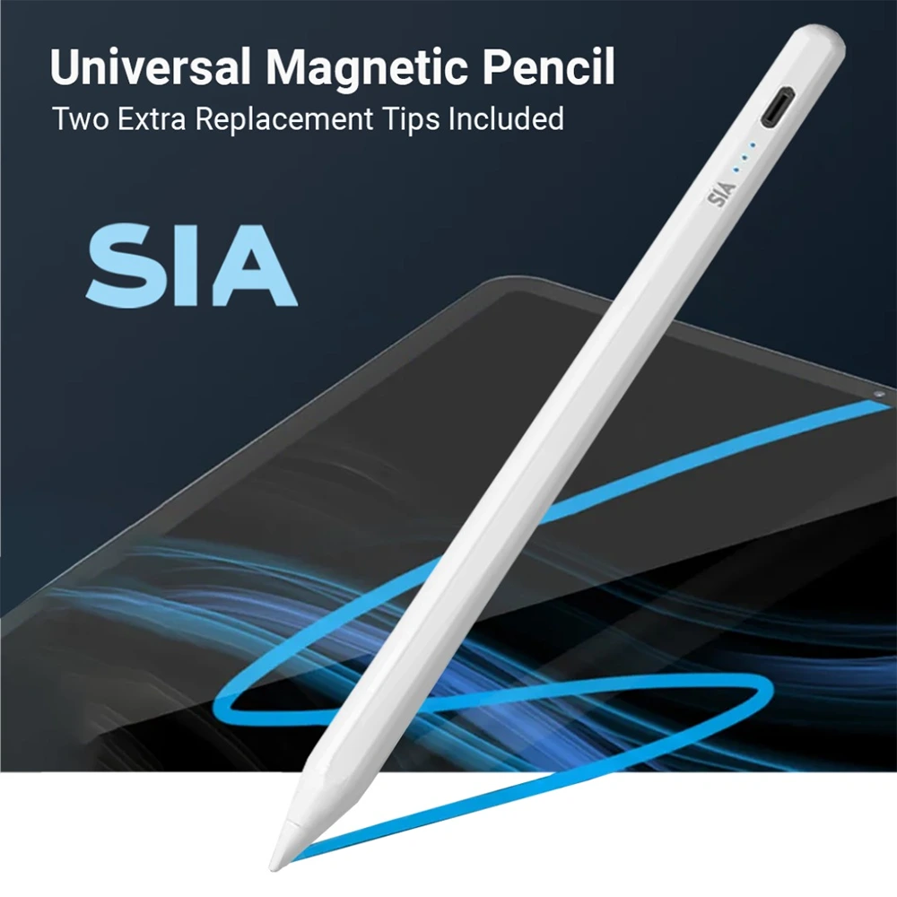 Sia Universal Magnetic Pencil - White-137881 Sia Universal Magnetic Pencil - White-137881