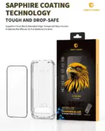 Liberty Guard 2.5d Full Cover Clear Black Edge Sapphire Coating Glass With Applicator - Iphone 16 Promax 6.9"-138644