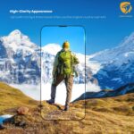 Liberty Guard 2.5d Full Cover Clear Black Edge Sapphire Coating Glass With Applicator - Iphone 16 Pro-138642