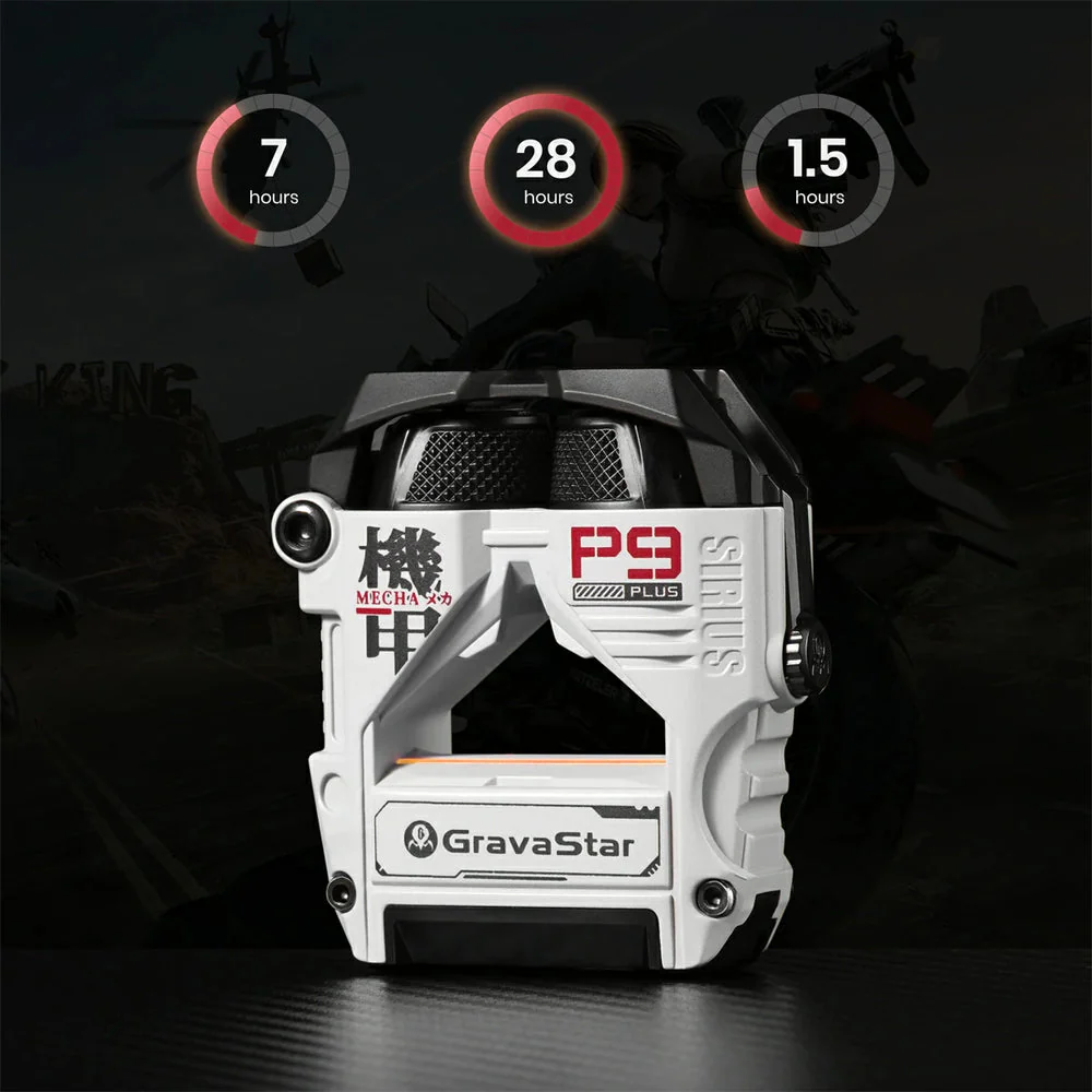 Gravastar Sirius P9 Plus Anc True Wireless Earbuds - White -138734 Gravastar Sirius P9 Plus Anc True Wireless Earbuds - White -138734