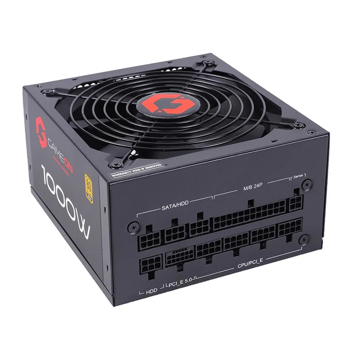 Gameon - Spy2 Atx 1000 Watts 80 Plus Gold Value Gaming Power Supply - Black-138396 Gameon - Spy2 Atx 1000 Watts 80 Plus Gold Value Gaming Power Supply - Black-138396