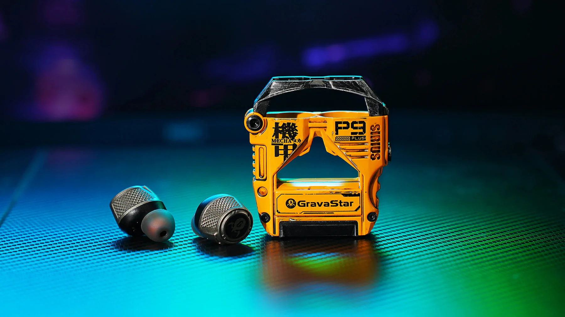 Gravastar Sirius P9 Plus Anc True Wireless Earbuds - War Damaged Yellow-138747 Gravastar Sirius P9 Plus Anc True Wireless Earbuds - War Damaged Yellow-138747