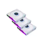 Lian Li Uni Fan Tl Lcd Reverse Blade 120mm Argb Cooling Fan With 1.6" Lcd Screen (Pack Of 3) - White-0