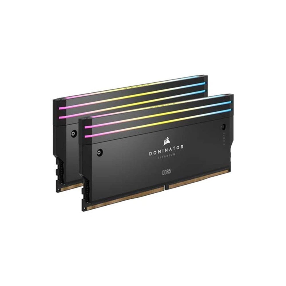Corsair Dominator Titanium Rgb Ddr5 Ram 64gb (2x32gb) Ddr5 6600mhz Cl32 Intel Xmp Icue Compatible Computer Memory - Black-138086 Corsair Dominator Titanium Rgb Ddr5 Ram 64gb (2x32gb) Ddr5 6600mhz Cl32 Intel Xmp Icue Compatible Computer Memory - Black-138086