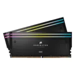 Corsair Dominator Titanium Rgb Ddr5 Ram 64gb (2x32gb) Ddr5 6600mhz Cl32 Intel Xmp Icue Compatible Computer Memory - Black-0