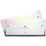 Corsair Dominator Titanium Rgb Ddr5 Ram 32gb (2x16gb) Ddr5 6000mhz Cl30 Intel Xmp Icue Compatible Computer Memory - White-0
