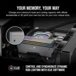 Corsair Dominator Titanium Rgb Ddr5 64gb (2x32gb) Ddr5 6000mhz Cl30 Amd Expo Intel Xmp Icue Compatible Computer Memory – Gray -138080
