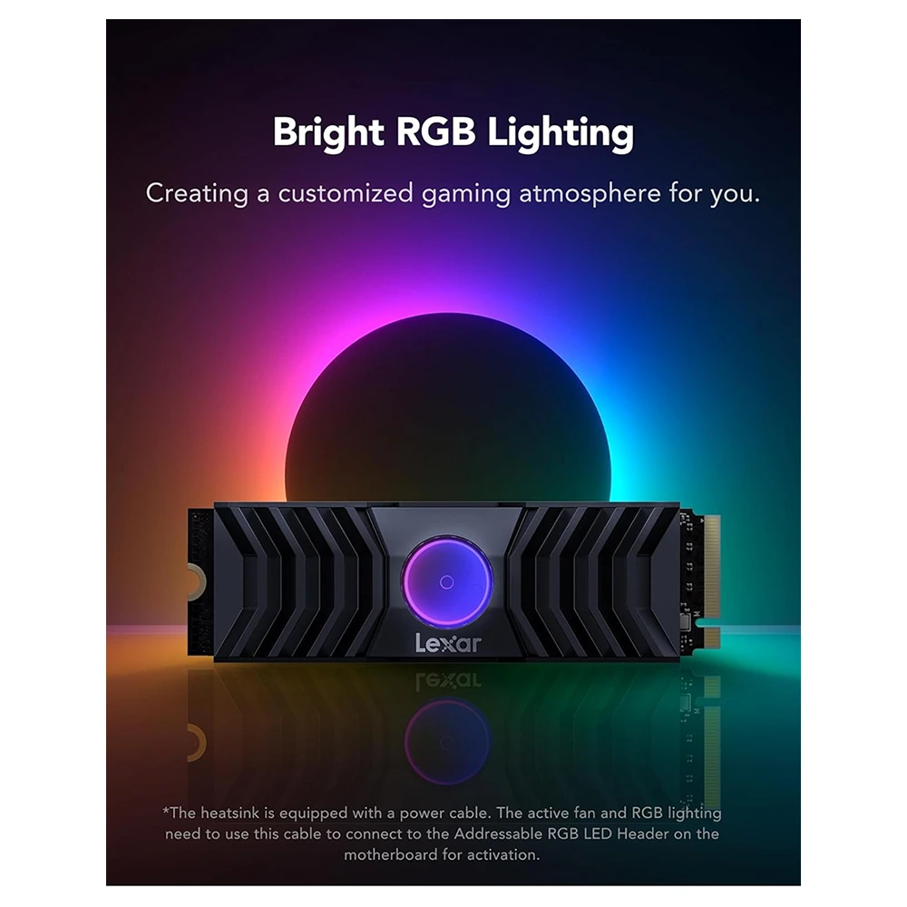Lexar Nm1090 With Heatsink M.2 2280 Pcie Gen5x4 Nvme Ssd - 1 Tb-138125 Lexar Nm1090 With Heatsink M.2 2280 Pcie Gen5x4 Nvme Ssd - 1 Tb-138125