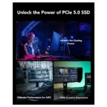 Lexar Nm1090 With Heatsink M.2 2280 Pcie Gen5x4 Nvme Ssd - 1 Tb-138127