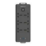 شريط طاقة باورولوجي 6ac بقوة 2500 واط - أسود-0