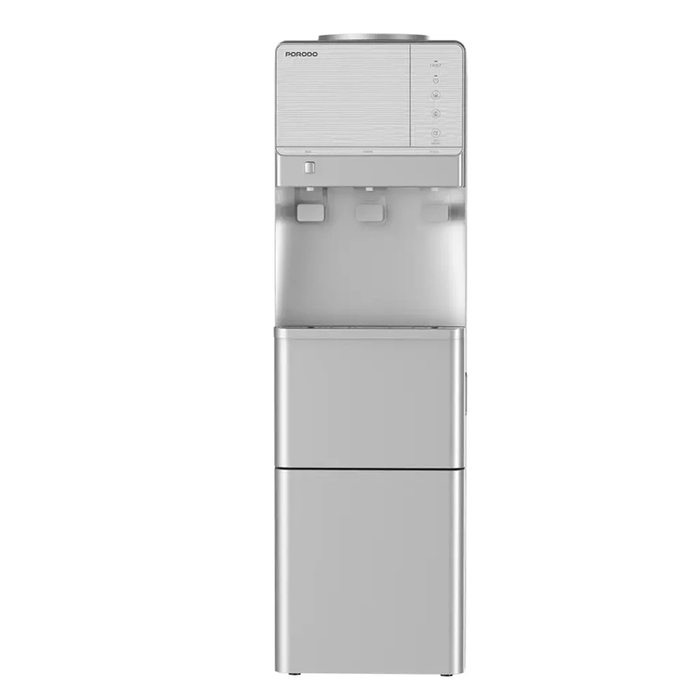Porodo Lifestyle Water Dispenser & Ice Maker - Silver-138201 Porodo Lifestyle Water Dispenser & Ice Maker - Silver-138201