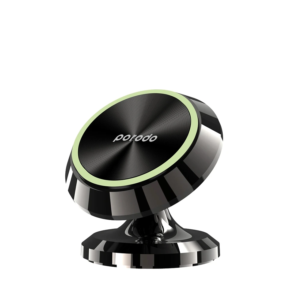 Porodo 3 Circular Discs Magnetic Car Mount - Black-138662 Porodo 3 Circular Discs Magnetic Car Mount - Black-138662