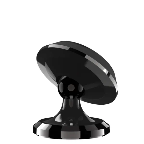 Porodo 3 Circular Discs Magnetic Car Mount - Black-0