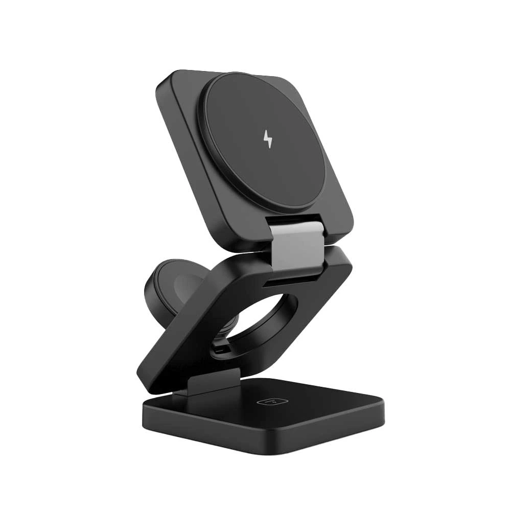 Porodo Multi-device Wireless Foldable Fast Charger 15w-0 Porodo Multi-device Wireless Foldable Fast Charger 15w-0