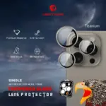 Liberty Guard Camera Lens With Installation Kit Iphone 16 Pro/pro Max - Titanium -138617