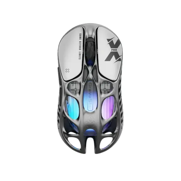 Gravastar Mercury X Pro Wireless Gaming Mouse - Interstellar Silver-0