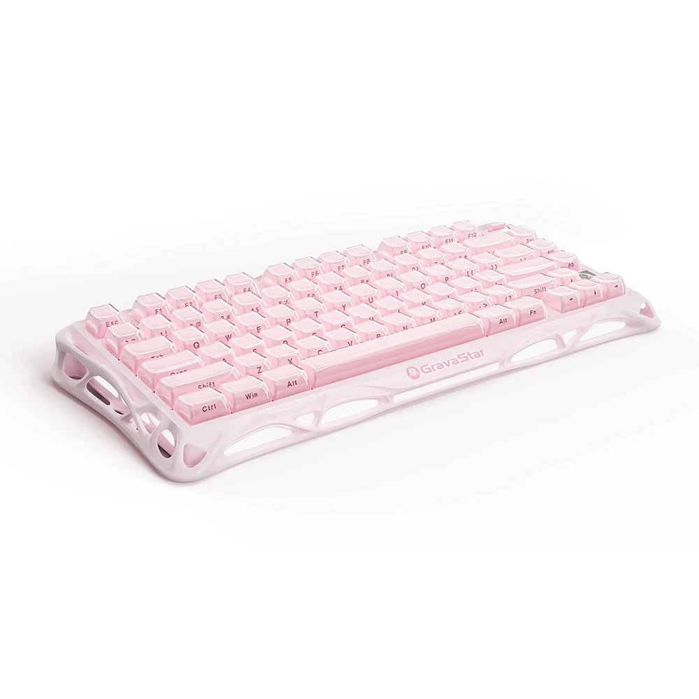 Gravastar Mercury K1 75% Wireless Mechanical Gaming Keyboard Special Edition - Sakura Pink-0 Gravastar Mercury K1 75% Wireless Mechanical Gaming Keyboard Special Edition - Sakura Pink-0