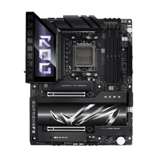 Asus Rog Crosshair X870e Hero Am5 Ddr5 Atx Motherboard - Black-0