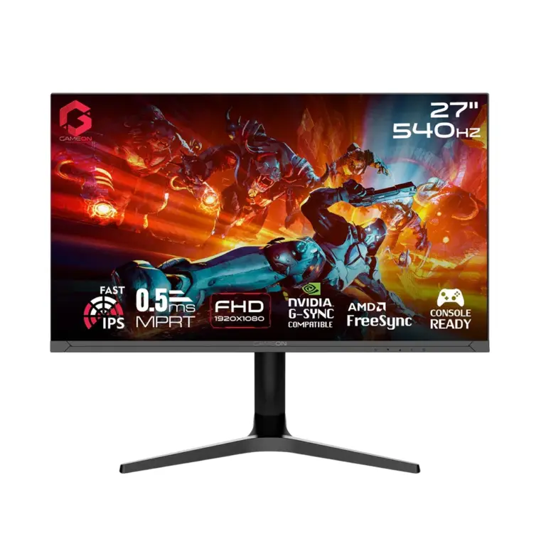 Gameon Gotx27fhd540ips Titan Pro X Series 27" Fhd, 540hz, Mprt 0.5ms, Hdmi 2.1, Fast Ips Gaming Monitor (Support Ps5) - Black-0