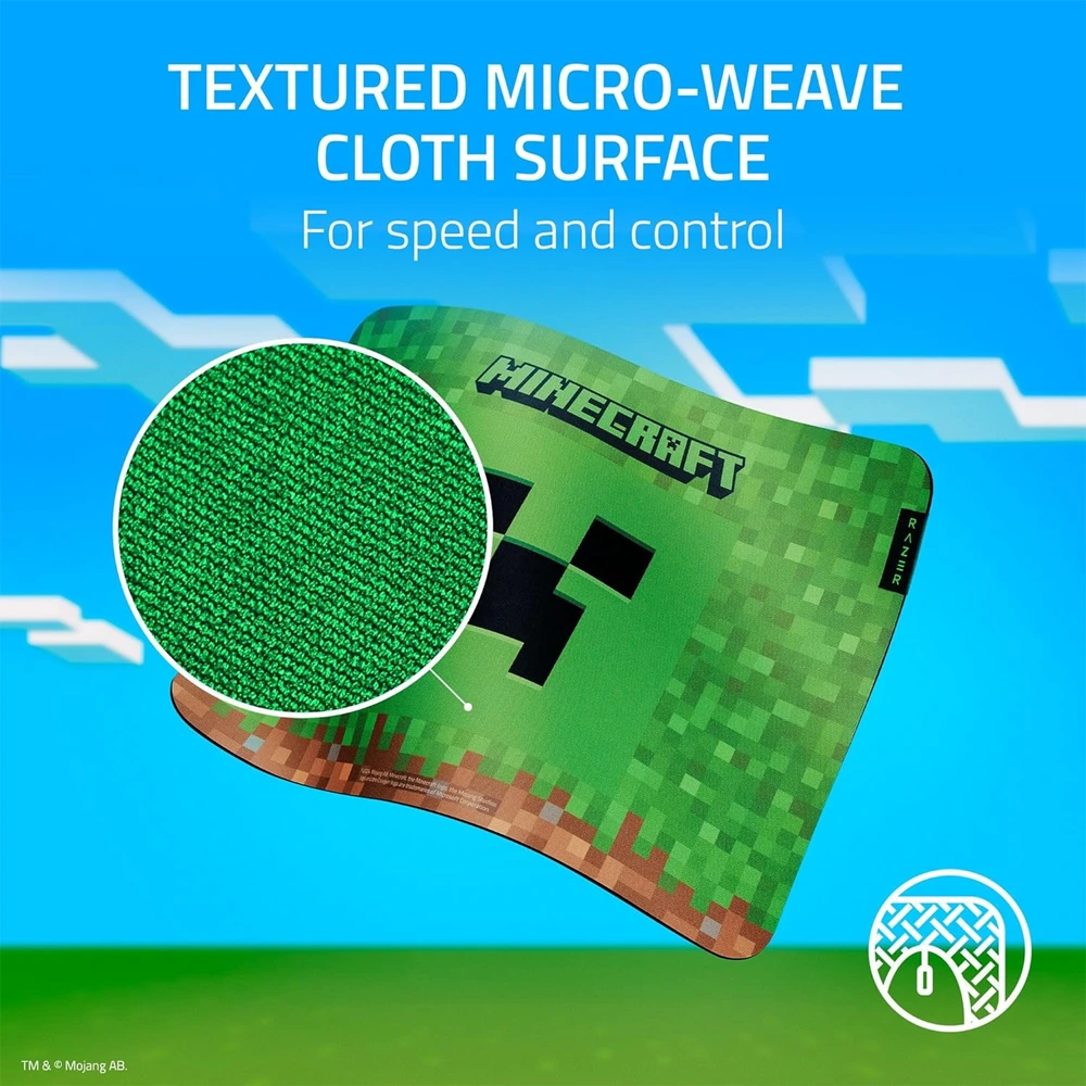 Razer Gigantus V2 Medium Cloth Gaming Mouse Pad - Minecraft Edition-139303 Razer Gigantus V2 Medium Cloth Gaming Mouse Pad - Minecraft Edition-139303