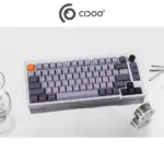 Cidoo C75 Quick Trigger Mechanical Wired Keyboard With Magnetic Switch - Silver (English)-139500