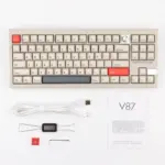 Cidoo V87 Pro Gasket Tkl Tri-mode Via Programmable Mechanical Keyboard (English)-0