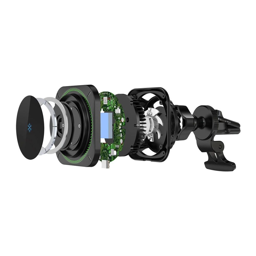 Powerology Qi2 Standard - 15W Compatible With iPhone15 MagSafe Fast Charger-139067 Powerology Qi2 Standard - 15W Compatible With iPhone15 MagSafe Fast Charger-139067