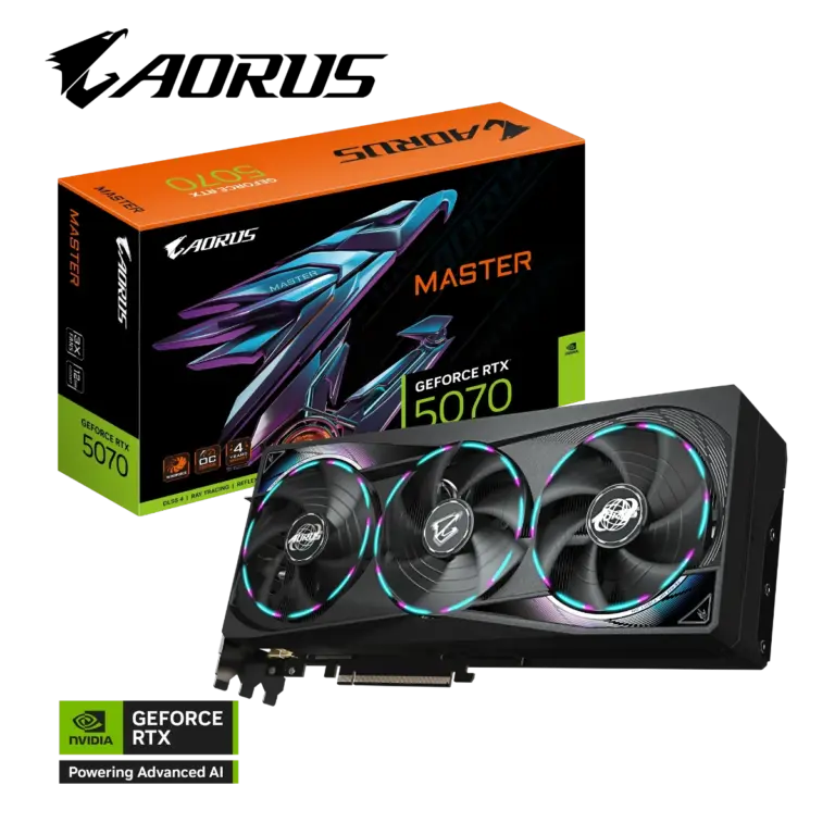 Gigabyte Aorus Master Geforce Rtx 5070 12gb Graphics Card -0