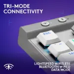 Logitech G515 TKL LIGHTSPEED Low-Profile Wireless Gaming Keyboard Tactile Switch - White (US Layout)-140077