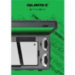 Sharx Quest Gaming Suitcase (Pq-24q165i) – 24” Qhd Monitor (2560x1440), Compatible With Xbox And All Ps5 Versions (Digital, Slim, Ps5 Pro)-141022