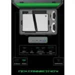 Sharx Quest Gaming Suitcase (Pq-24q165i) – 24” Qhd Monitor (2560x1440), Compatible With Xbox And All Ps5 Versions (Digital, Slim, Ps5 Pro)-141016