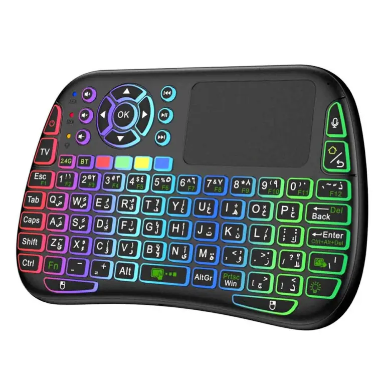 Porodo Mini Wireless Keyboard Touch Combo - Black-0