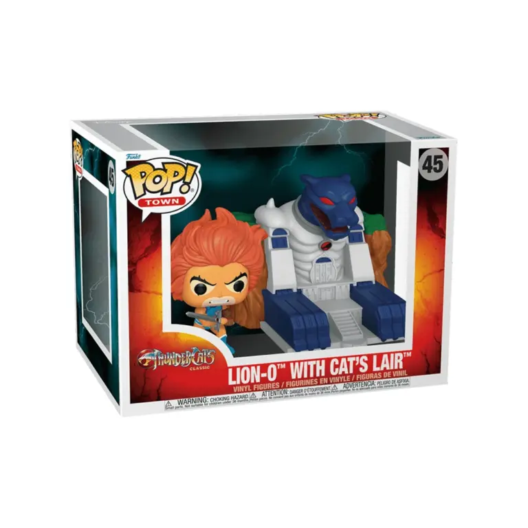 Funko Pop Town: Thundercats- Lion-o W/ Cat’s Lair-0