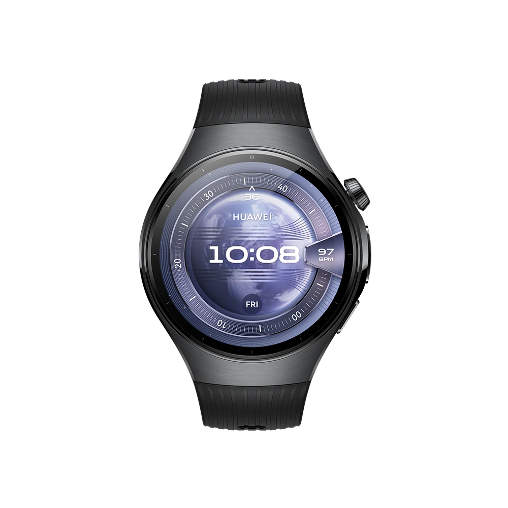 Huawei Watch 5 - Black Fluoroelastomer Strap-140937 Huawei Watch 5 - Black Fluoroelastomer Strap-140937