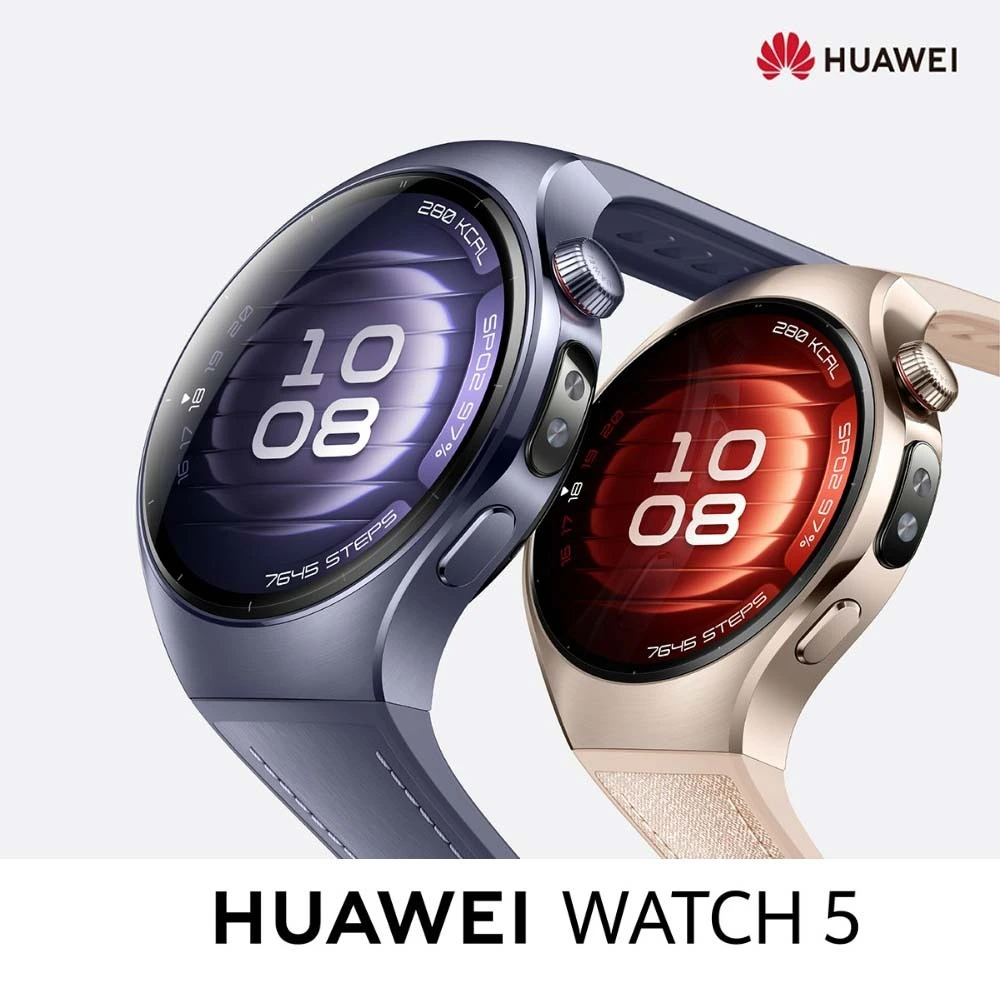 Huawei Watch 5 - Grey-Purple Composite Strap-0 Huawei Watch 5 - Grey-Purple Composite Strap-0