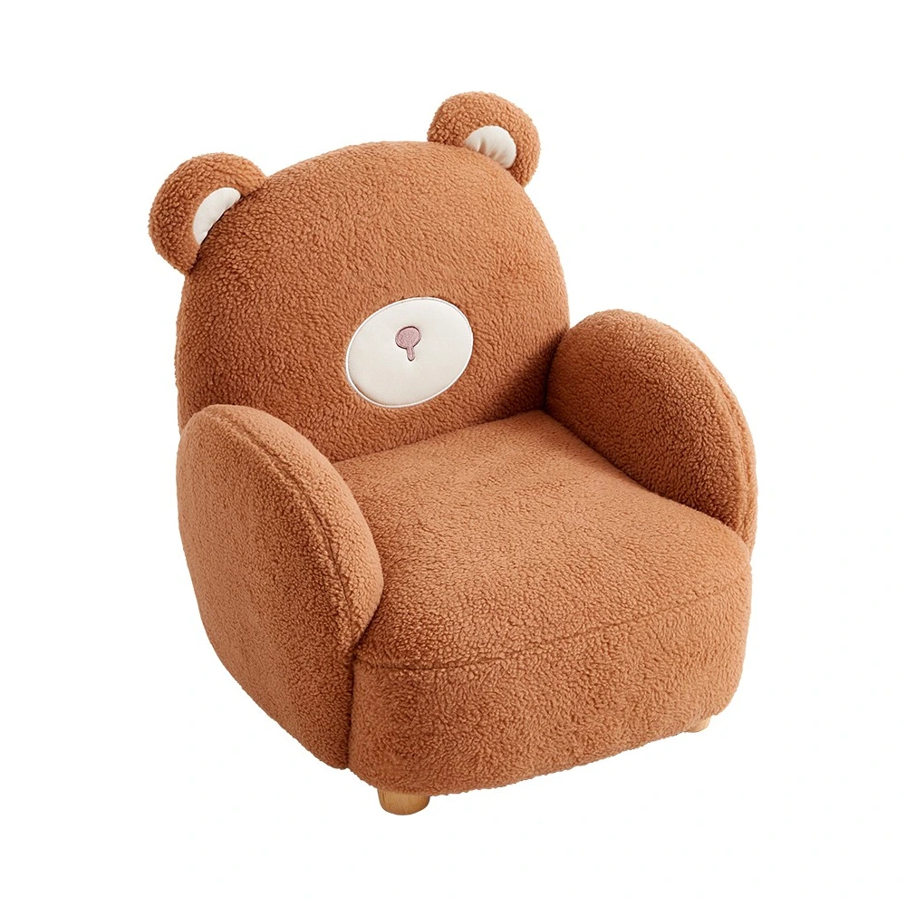 Linsy Kids' Comfy Mini Sofa Chair – Brown-thumbnail Linsy Kids' Comfy Mini Sofa Chair – Brown-thumbnail