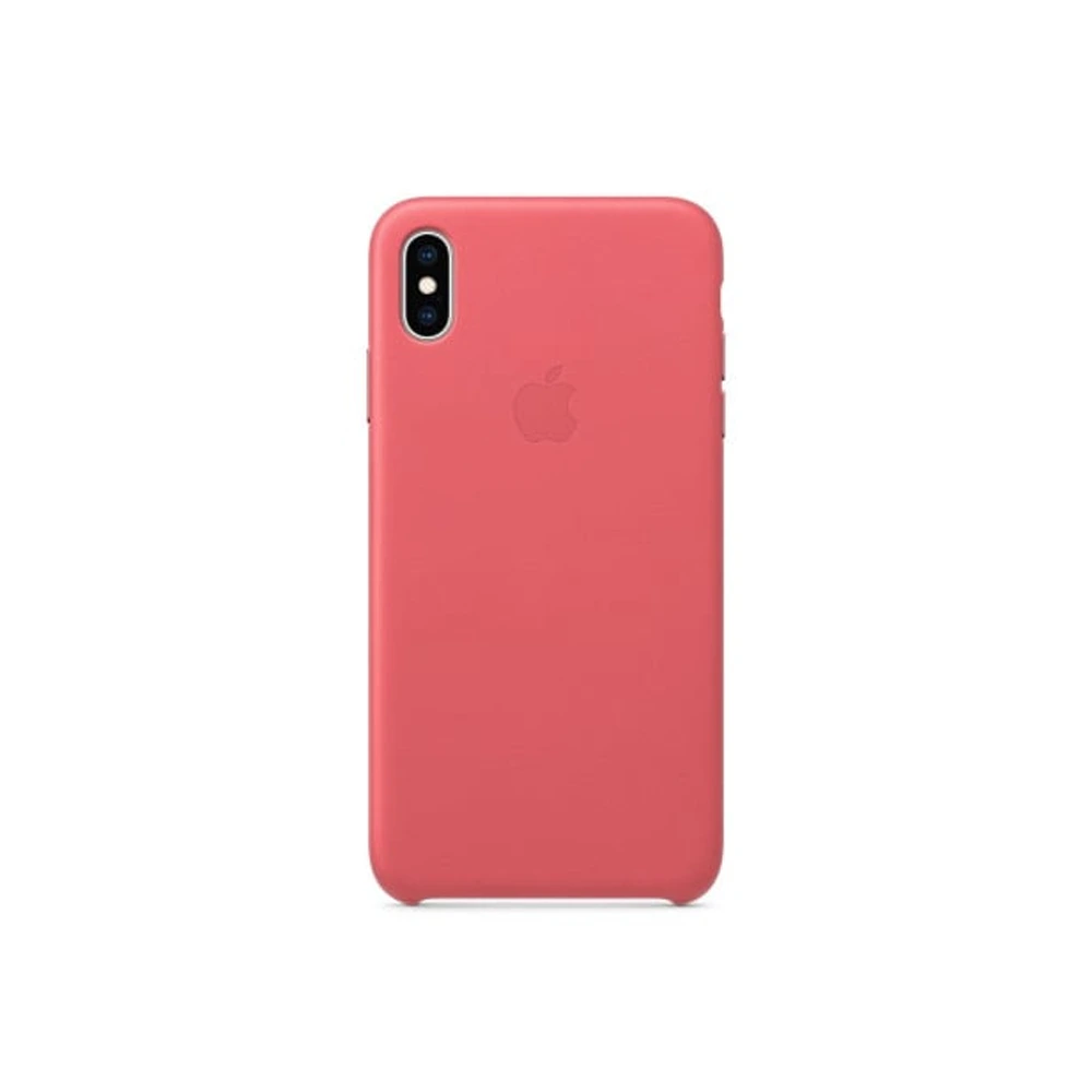 Apple Leather Case For Iphone Xs Max - Peony Pink -0 Apple Leather Case For Iphone Xs Max - Peony Pink -0