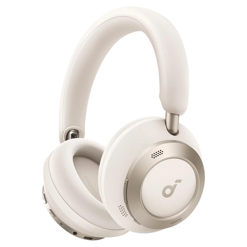 Anker Soundcore Space One Pro Wireless Noise Cancelling Headphones - Cream White-thumbnail Anker Soundcore Space One Pro Wireless Noise Cancelling Headphones - Cream White-thumbnail
