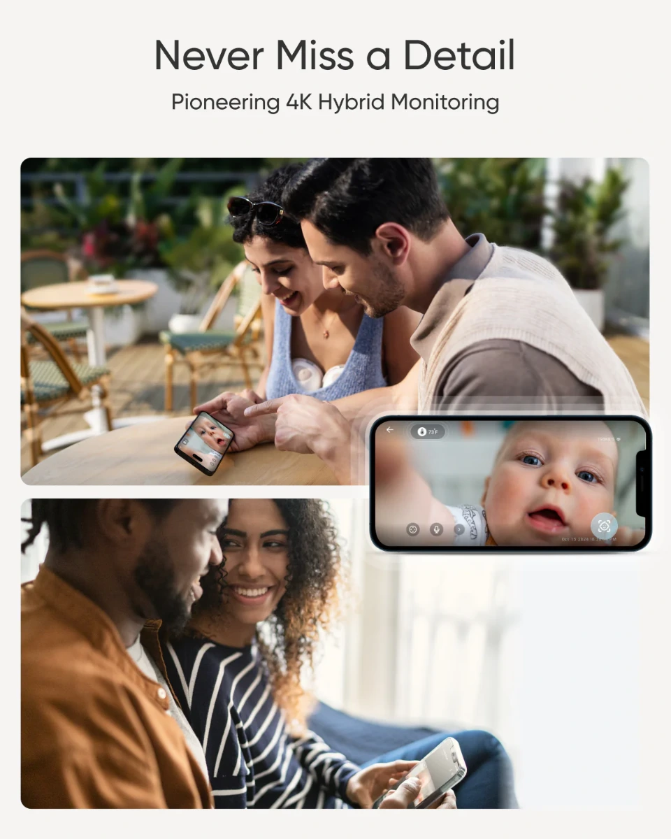 Eufy Wifi Baby Monitor E21 4K - White-140217 Eufy Wifi Baby Monitor E21 4K - White-140217