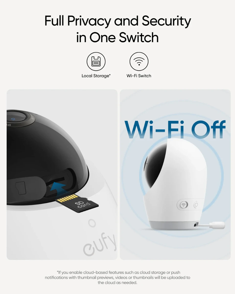 Eufy Wifi Baby Monitor E21 4K - White-140222 Eufy Wifi Baby Monitor E21 4K - White-140222