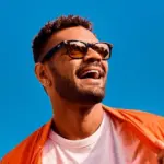 Ray-Ban Meta - Wayfarer glasses with Meta AI, Audio, Photo, Video Compatibility - Polarized Gradient Graphite Lenses - Matte Black-0