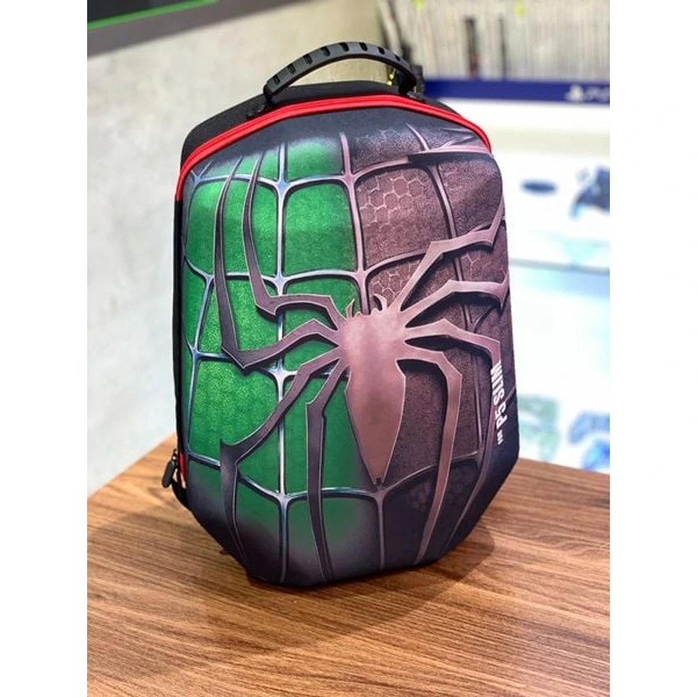DEADSKULL PS5 Slim Protective Backpack – Green & Purple Spider Armor Edition-139321 DEADSKULL PS5 Slim Protective Backpack – Green & Purple Spider Armor Edition-139321