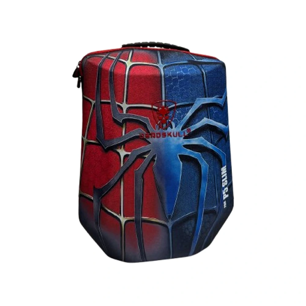 DEADSKULL PS5 Slim Protective Backpack – Red & Blue Spider Armor Edition-0 DEADSKULL PS5 Slim Protective Backpack – Red & Blue Spider Armor Edition-0
