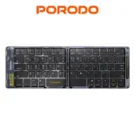 Porodo Crystal Shell Wireless Keyboard - Black (Arabic Key)-thumbnail