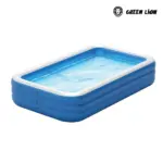Green Lion Inflatable Small Swimming Pool - Blue-thumbnail