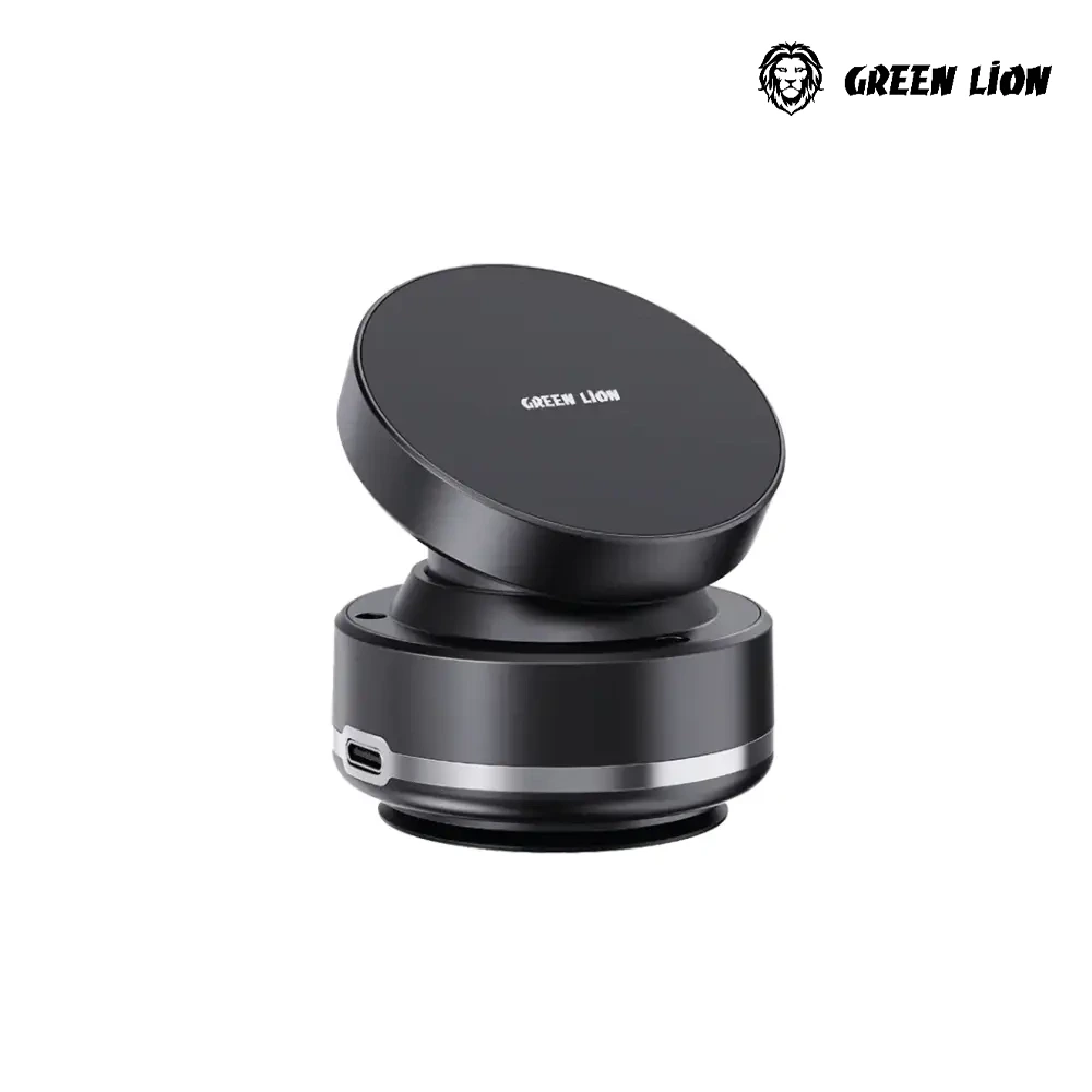 Green Lion GX-33 Auto Suction Phone Holder - Black-thumbnail Green Lion GX-33 Auto Suction Phone Holder - Black-thumbnail