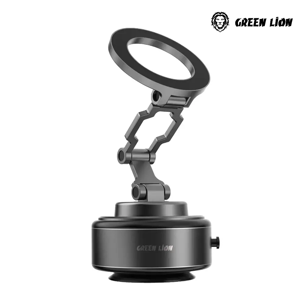 Green Lion GX-30 Auto Suction Phone Holder - Matte Black-thumbnail Green Lion GX-30 Auto Suction Phone Holder - Matte Black-thumbnail