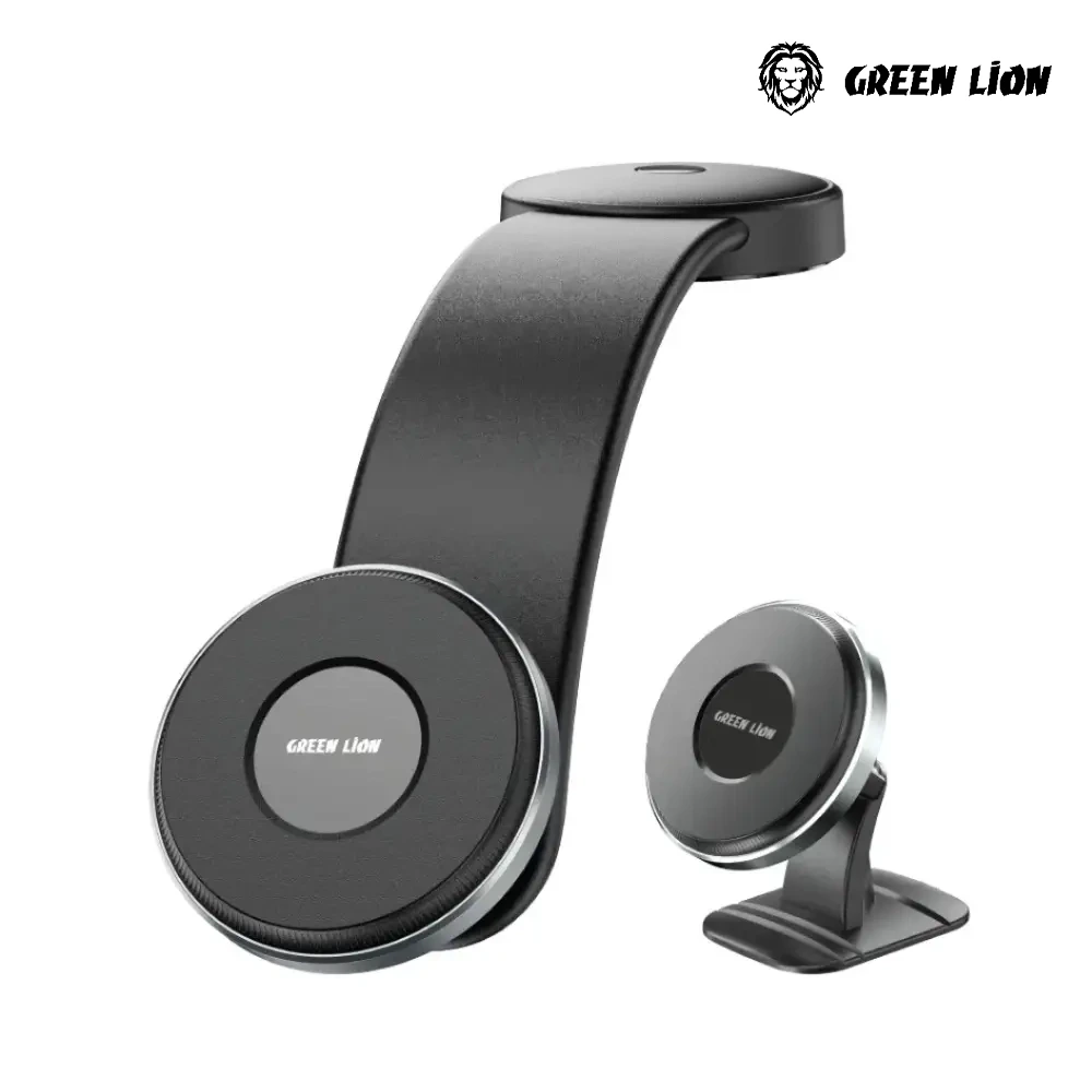 Green Lion 2 in1 Magflex Car Phone Holder - Black-thumbnail Green Lion 2 in1 Magflex Car Phone Holder - Black-thumbnail