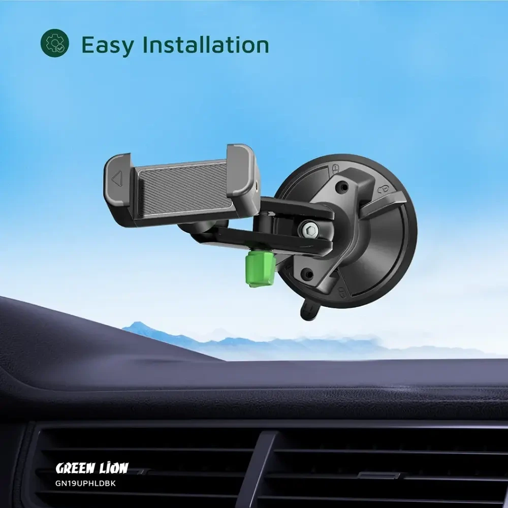 Green Lion GX-19 Universal Phone Holder - Black-0 Green Lion GX-19 Universal Phone Holder - Black-0