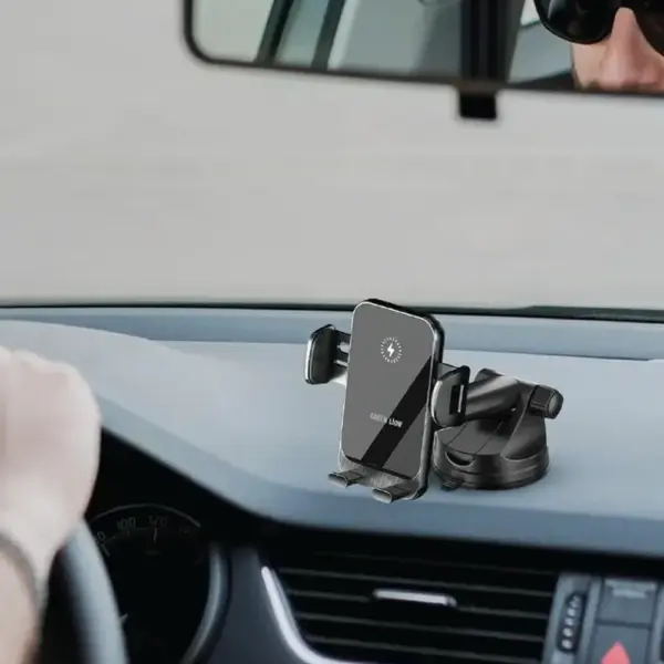 Green Lion Extendable Wireless Charger - Black-0